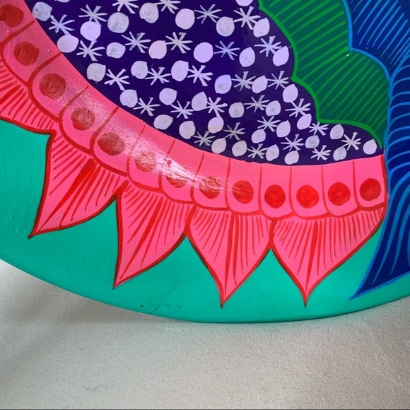 Hand Painted LATIN AMERICA Fish Serving Platter - Picture 4 of 7